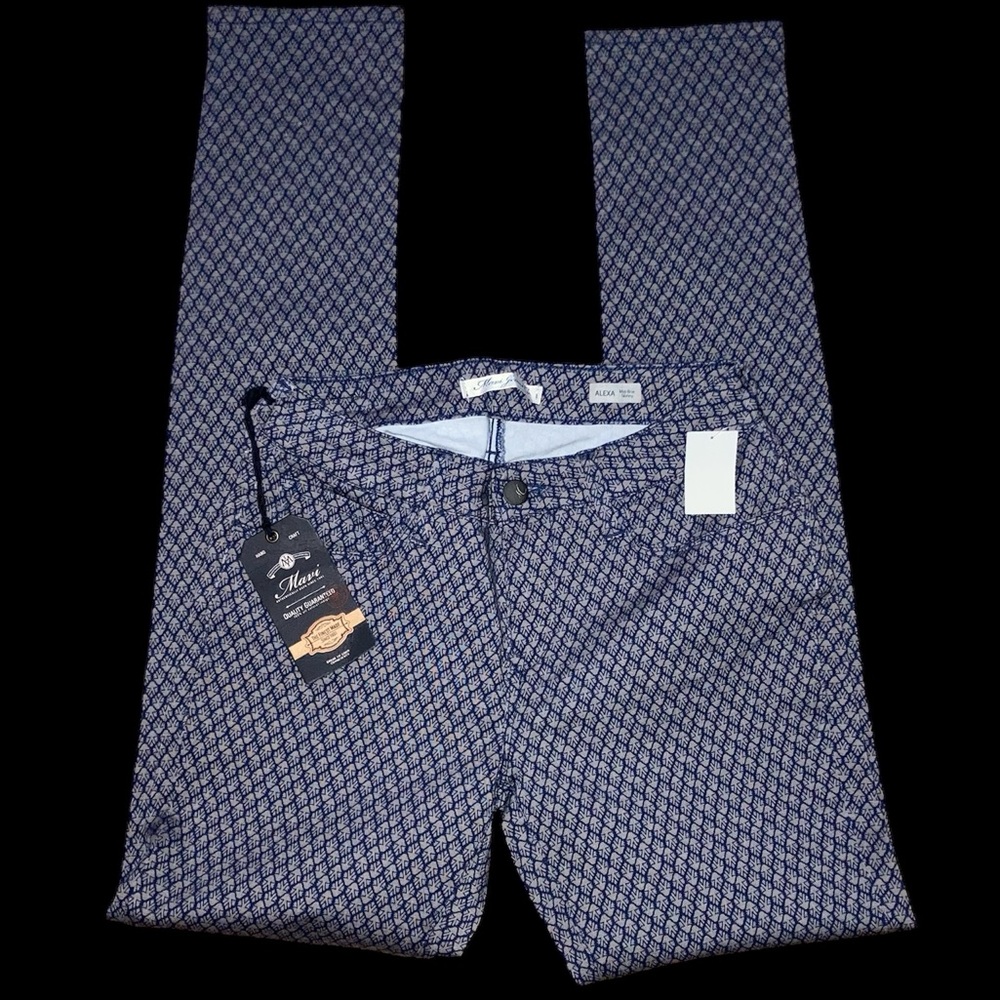 MAVI Jeans Geometric Print Mid Rise Skinny Fit. Size 28